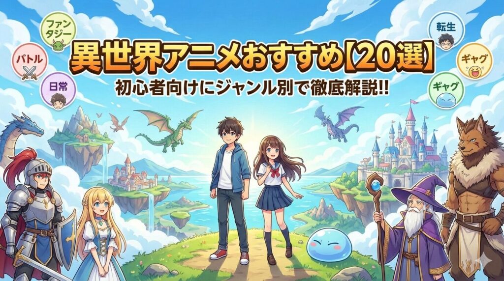 異世界アニメ　おすすめ　アイキャッチ