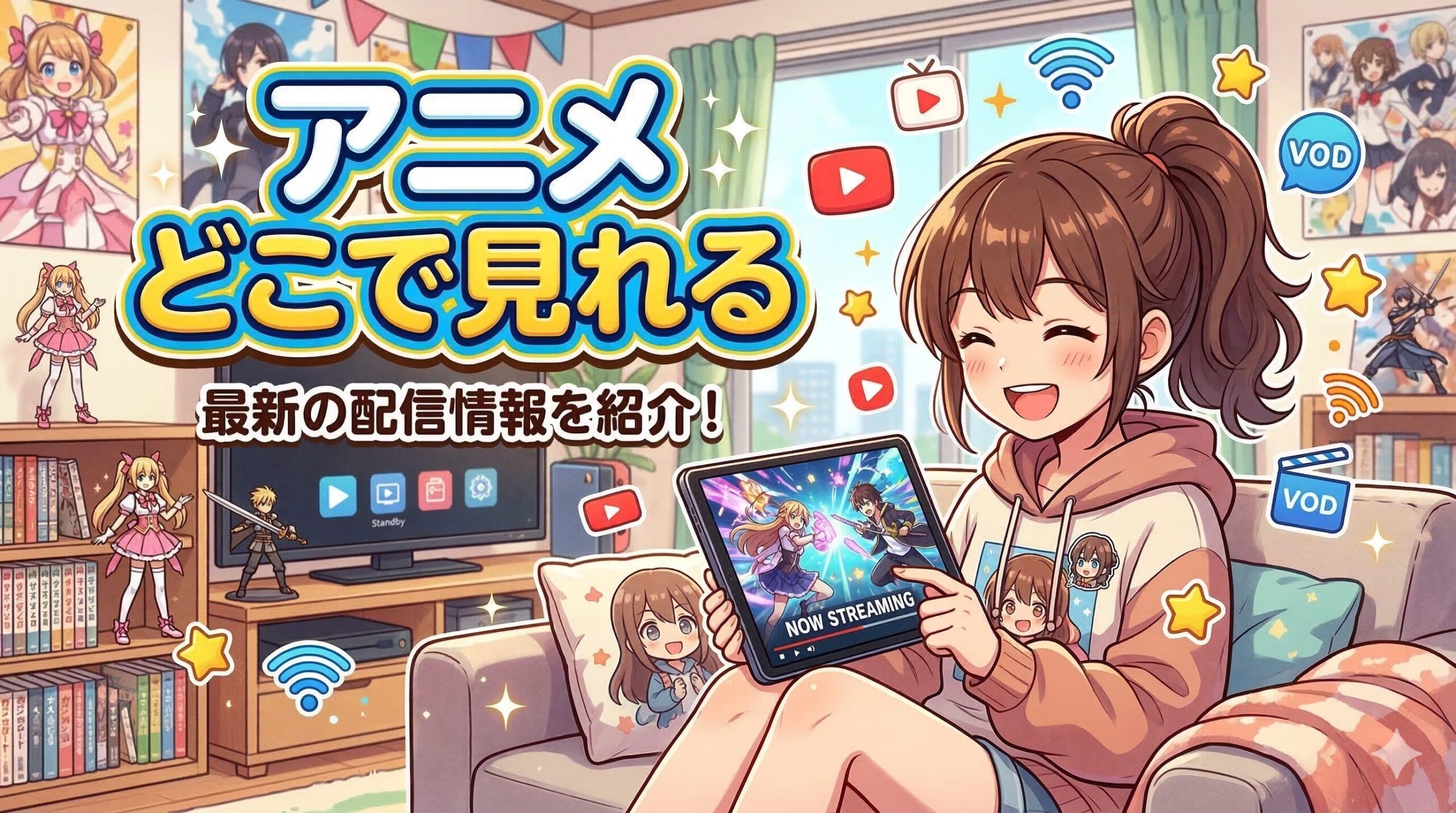 アニメどこで見れる　アイキャッチ