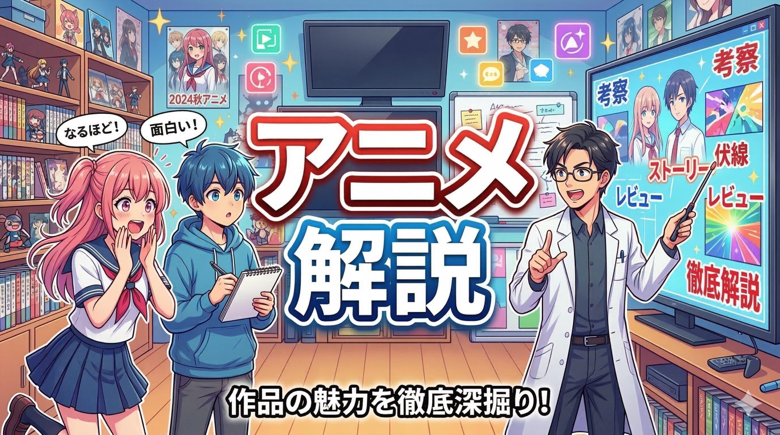 アニメ　解説　アイキャッチ