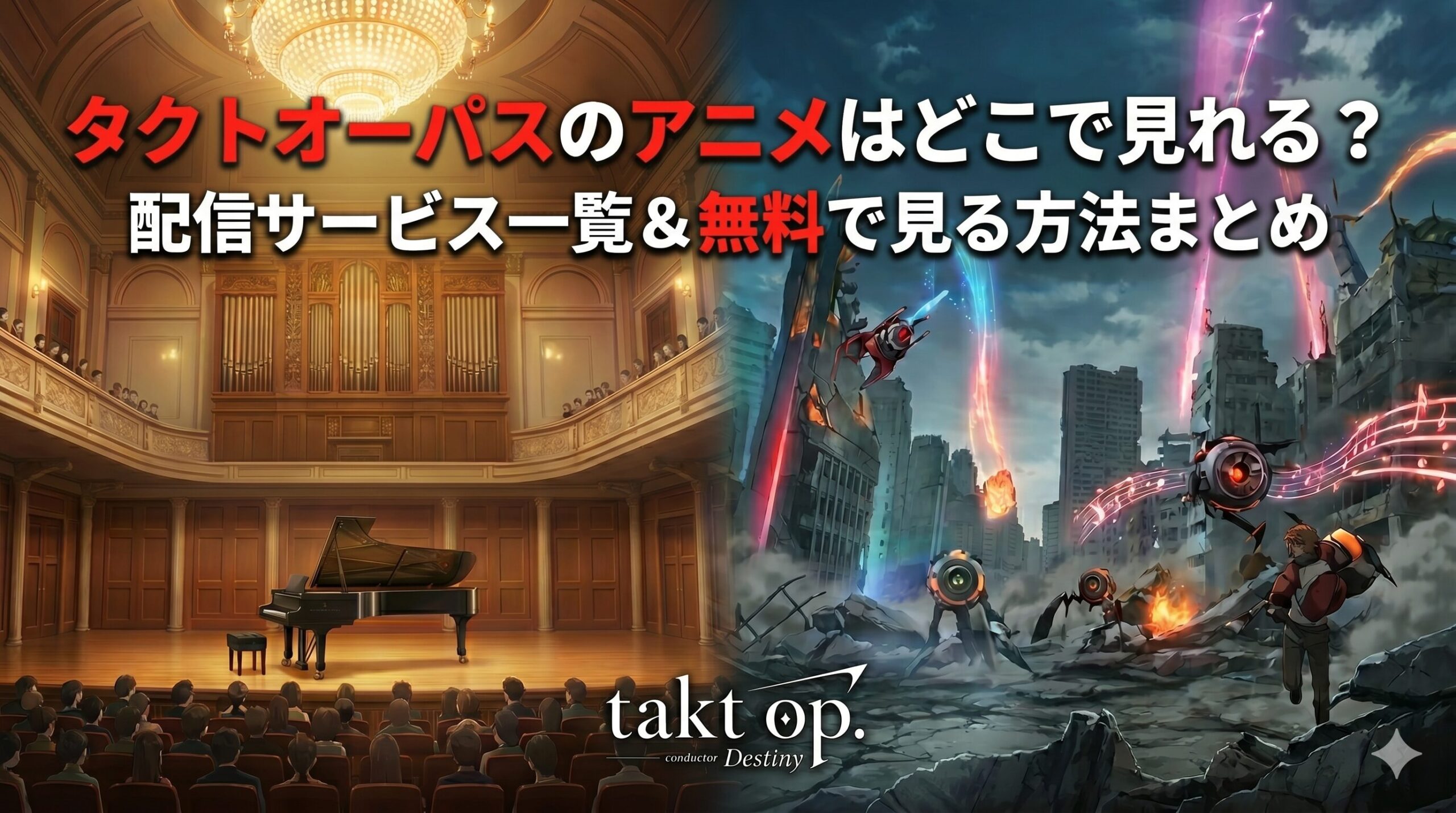 タクトオーパス　アニメ　アイキャッチ
