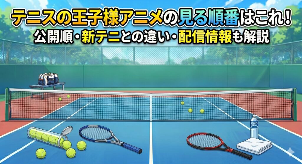 テニスの王子様　アニメ　見る順番　アイキャッチ