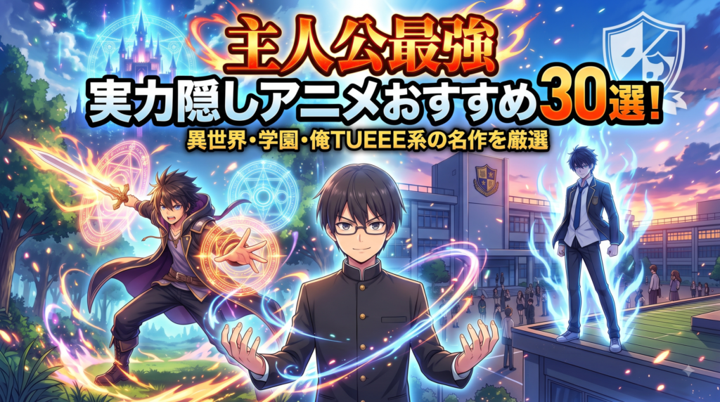 主人公 最強 実力隠し アニメ