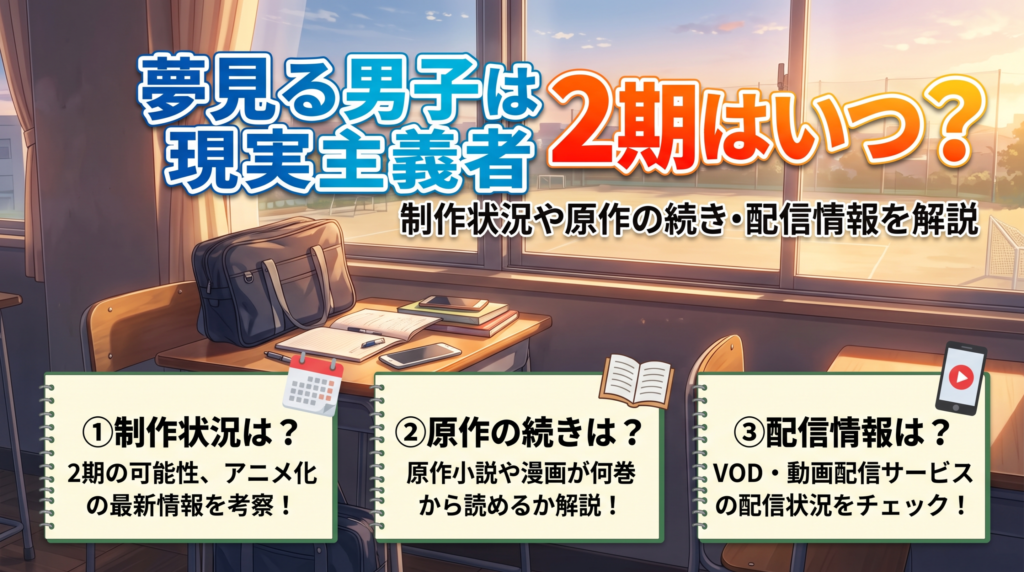 夢見る男子は現実主義者 2期　アイキャッチ
